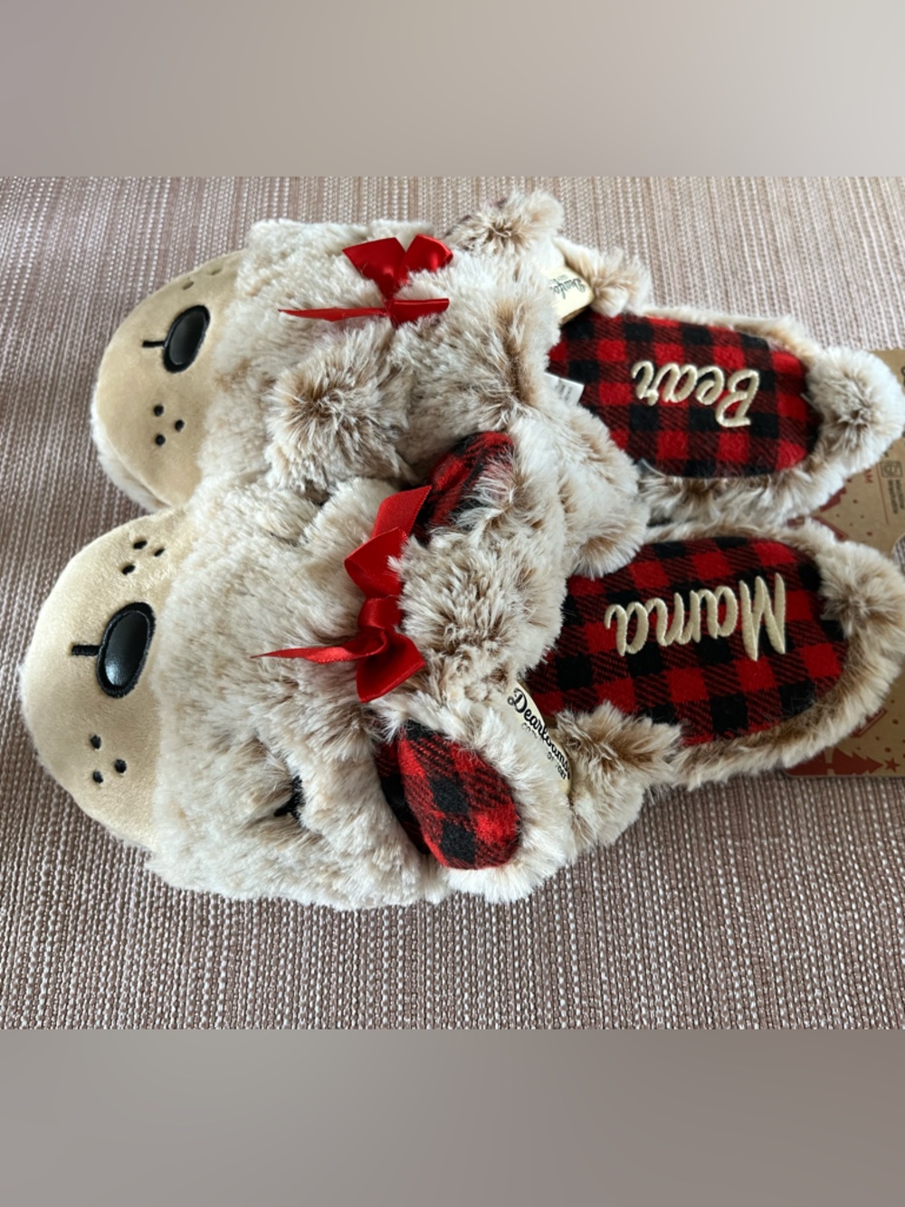 NWT! Dearfoams Mama Bear Clog Slippers Size Medium 7/8 - Picture 5 of 6